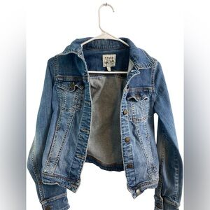 Mango Classic Blue Denim Jacket